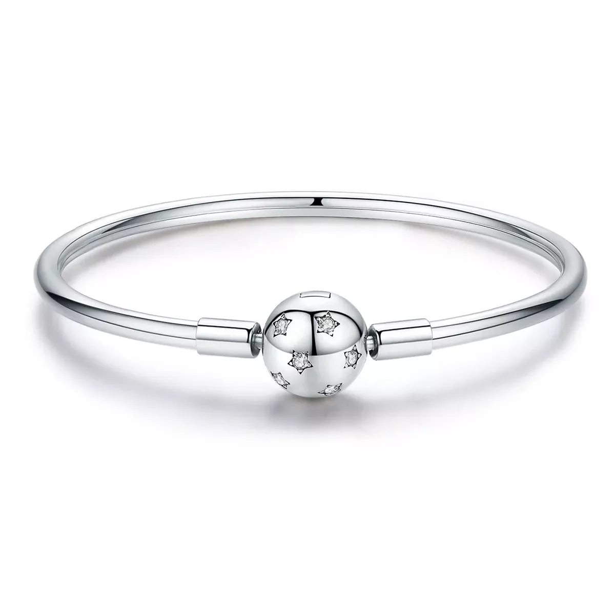 925 Sterling Silver Adjustable Bracelet Style Nan Size 17cm for Men
