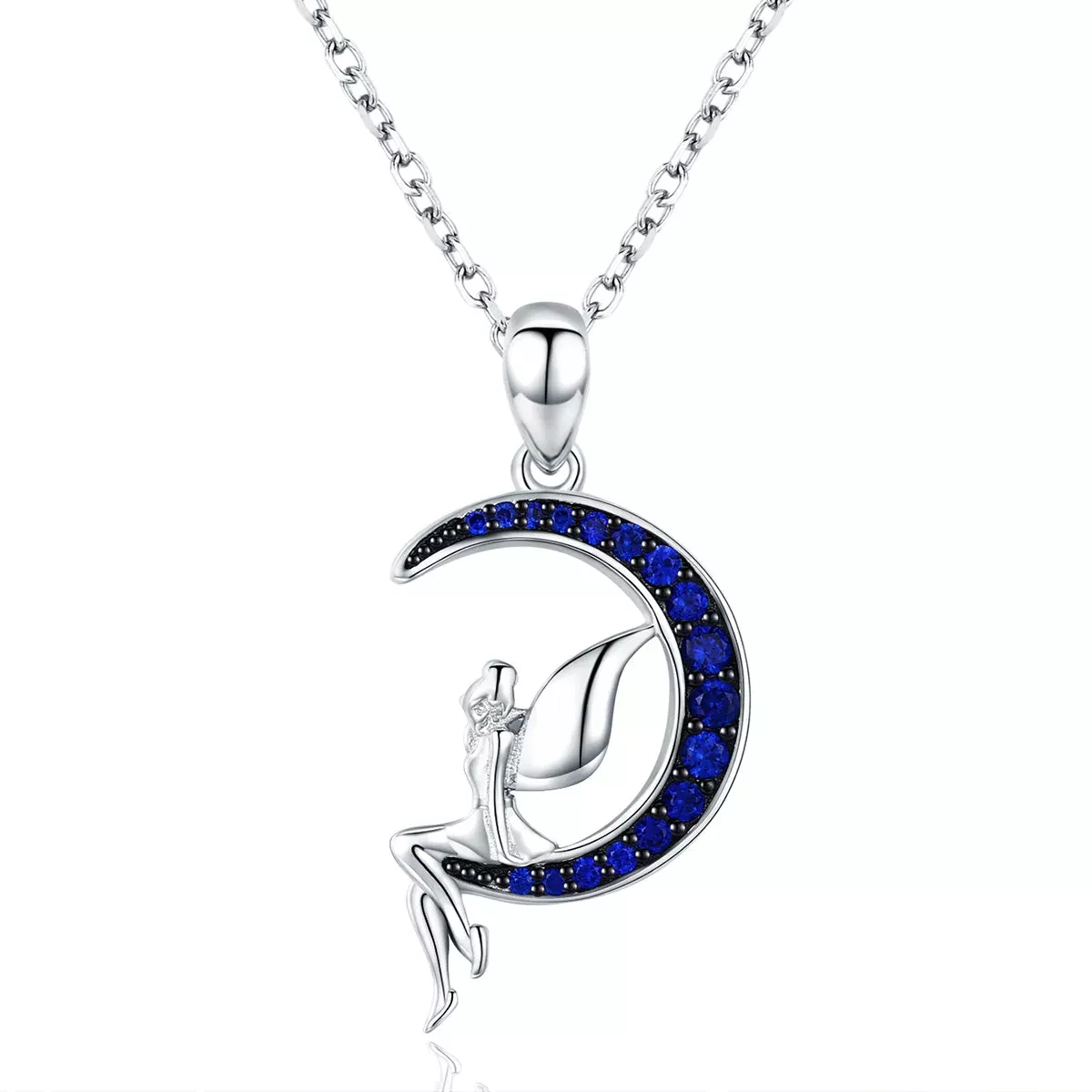 925 Sterling Silver Adjustable Necklace with Pendant for Women