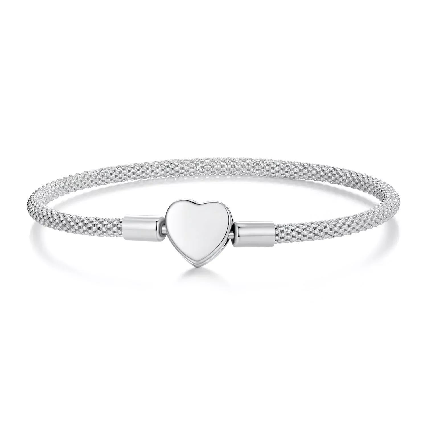 925 Sterling Silver Bracelet 17.0cm Inner Diameter for Women