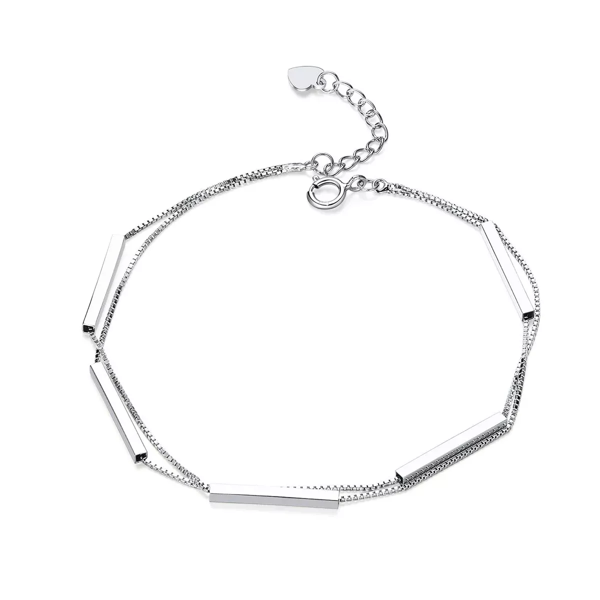 925 Sterling Silver Bracelet 20cm for Women