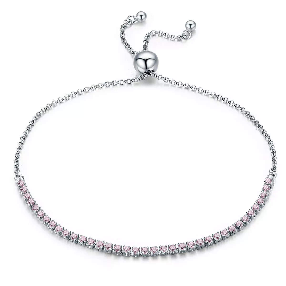 925 Sterling Silver Bracelet 27cm for Women