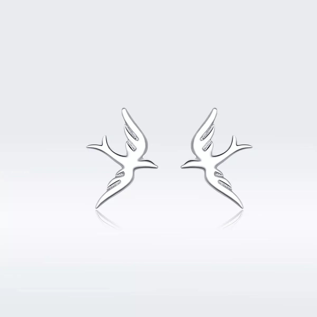 925 Sterling Silver Earrings 0.7*1.2cm for Women