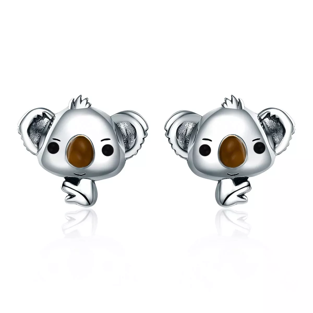 925 Sterling Silver Earrings 1.1*1.2cm for Women