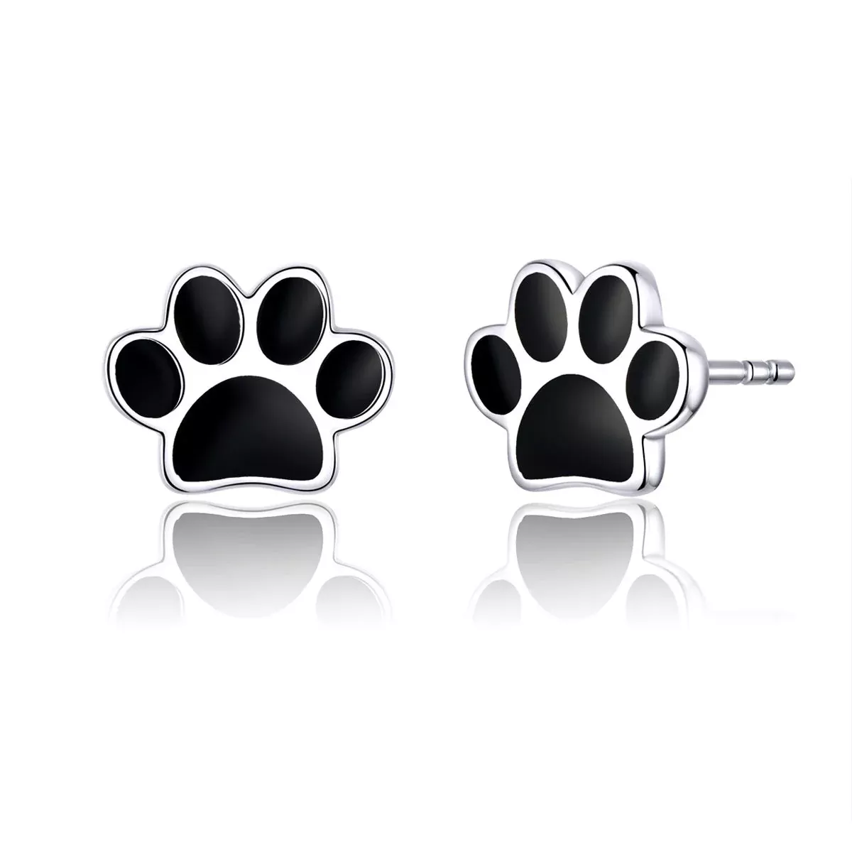 925 Sterling Silver Earrings with Enamel Finish