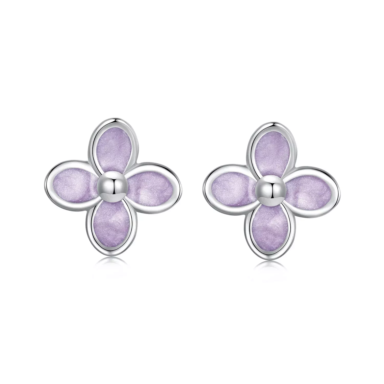 925 Sterling Silver Earrings with Enamel Process for Women