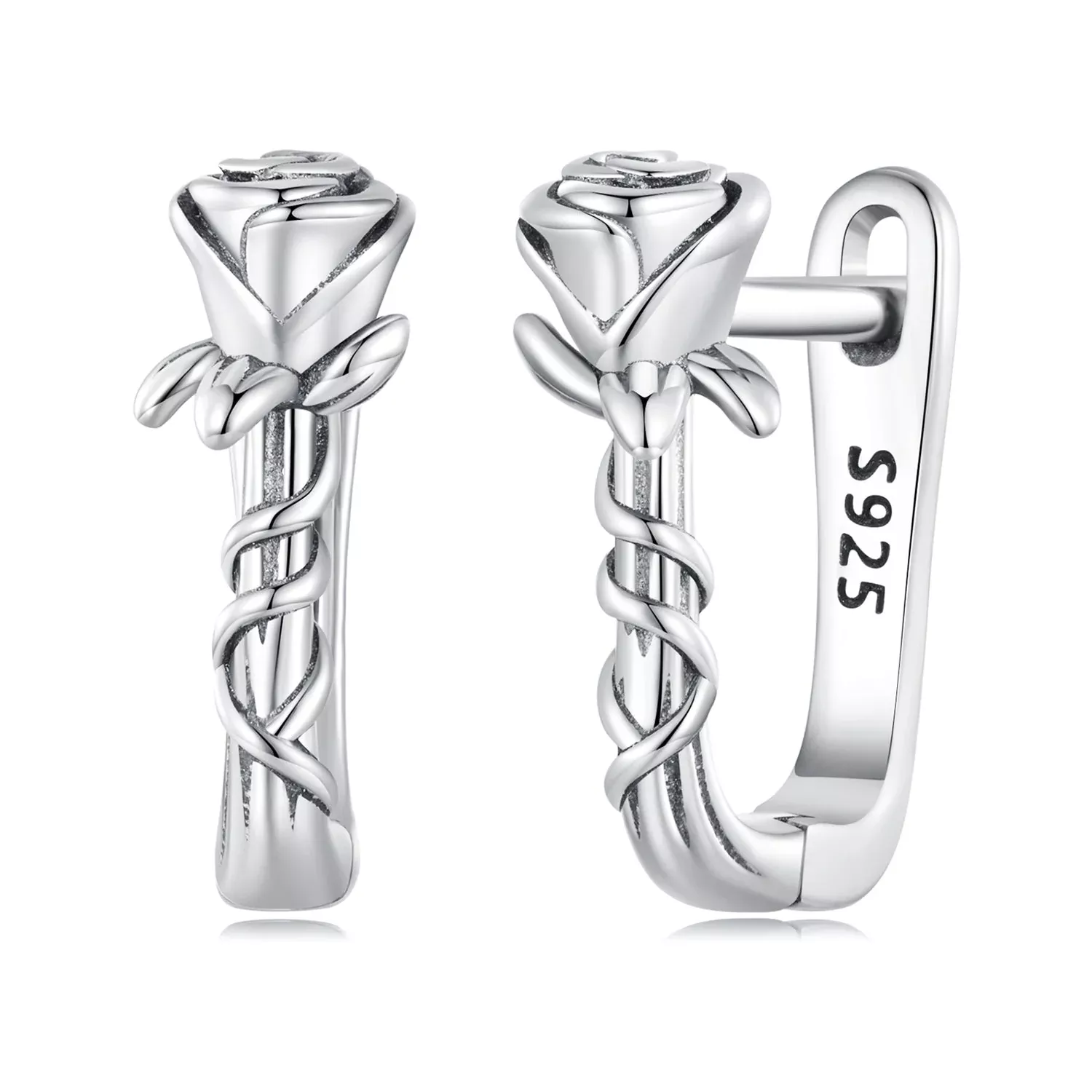 925 Sterling Silver Earrings with Oxidized Finish for Women