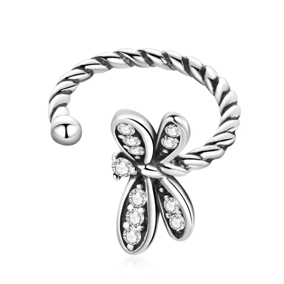 925 Sterling Silver Earrings with Pavé Setting CZ for Women