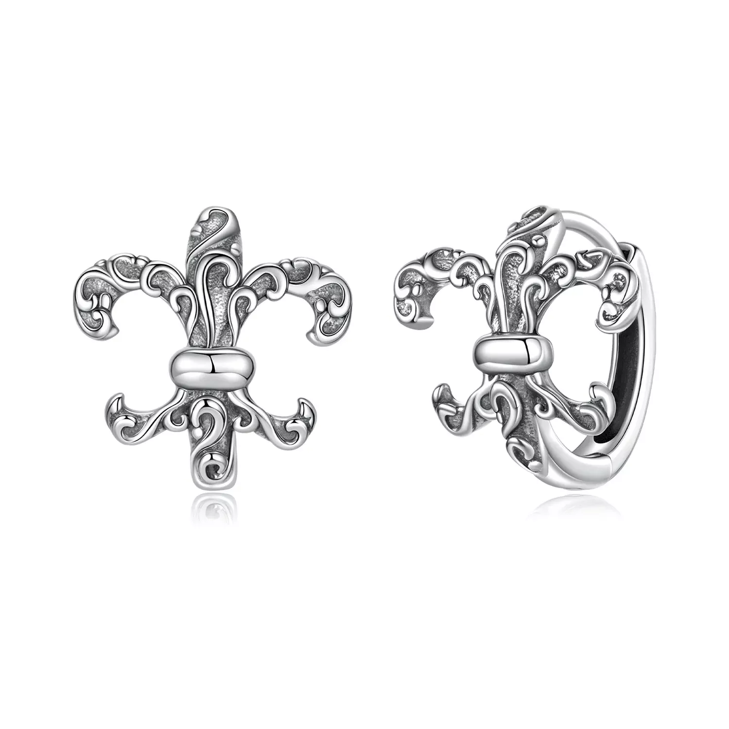 925 Sterling Silver Earrings for Women - 1.2cm