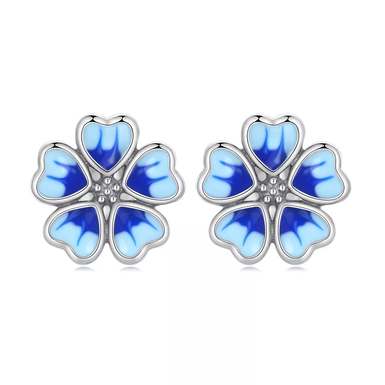 925 Sterling Silver Enamel Earrings for Women