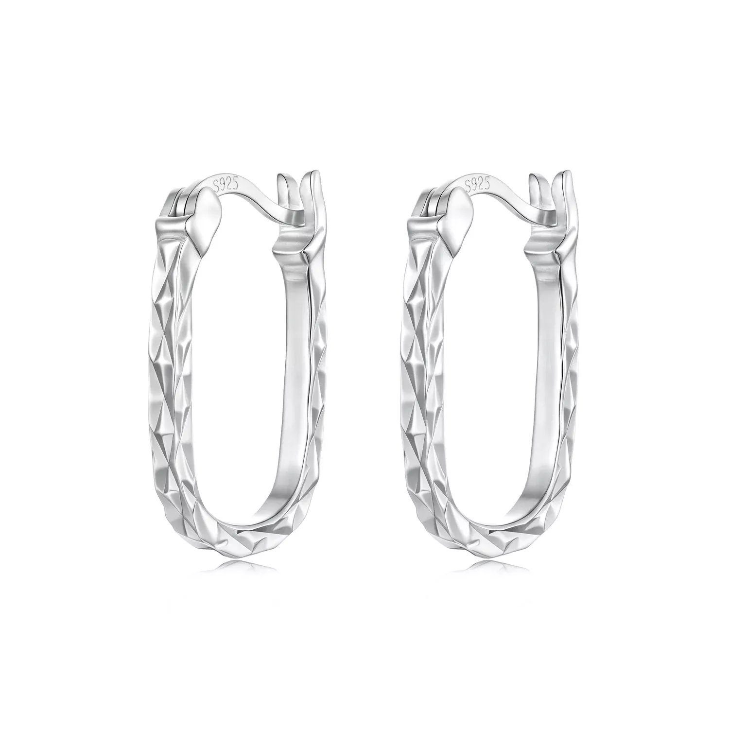 925 Sterling Silver Hoop Earrings for Women