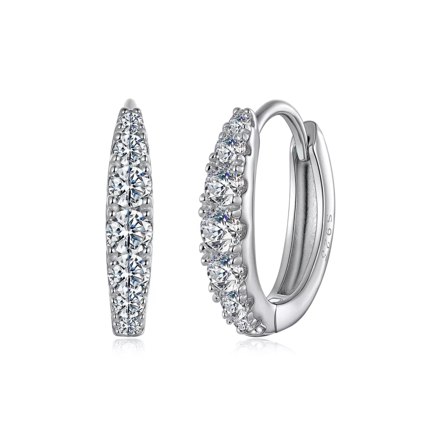 925 Sterling Silver + Moissanite Necklace for Women