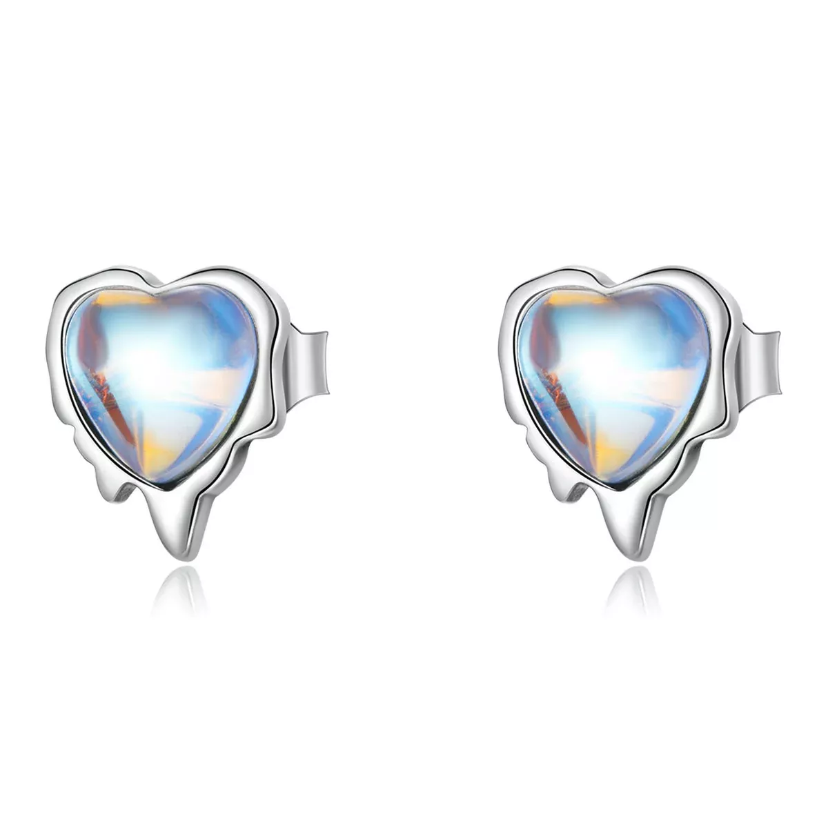 925 Sterling Silver Moonstone Earrings for Women