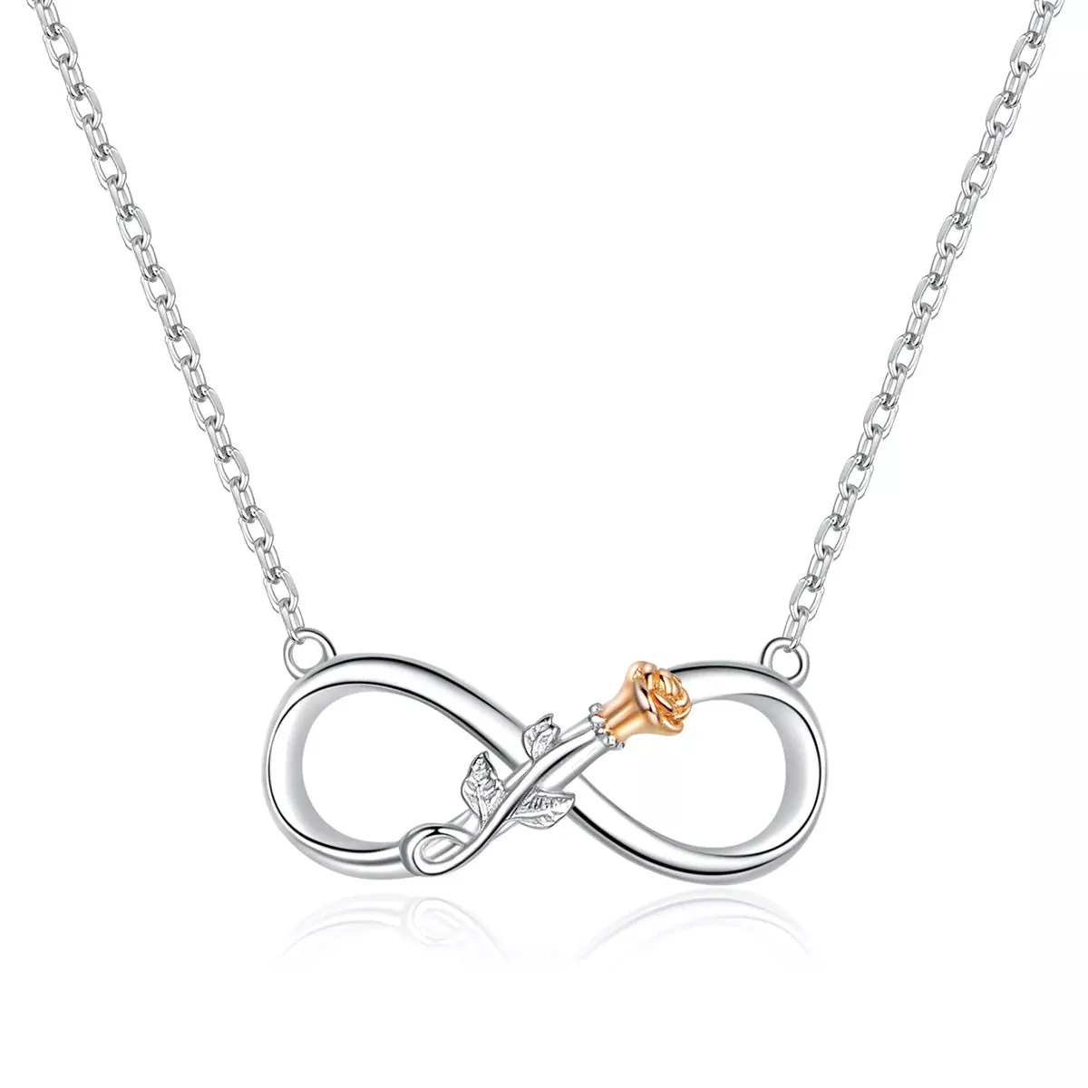 925 Sterling Silver Necklace 40-45cm for Women