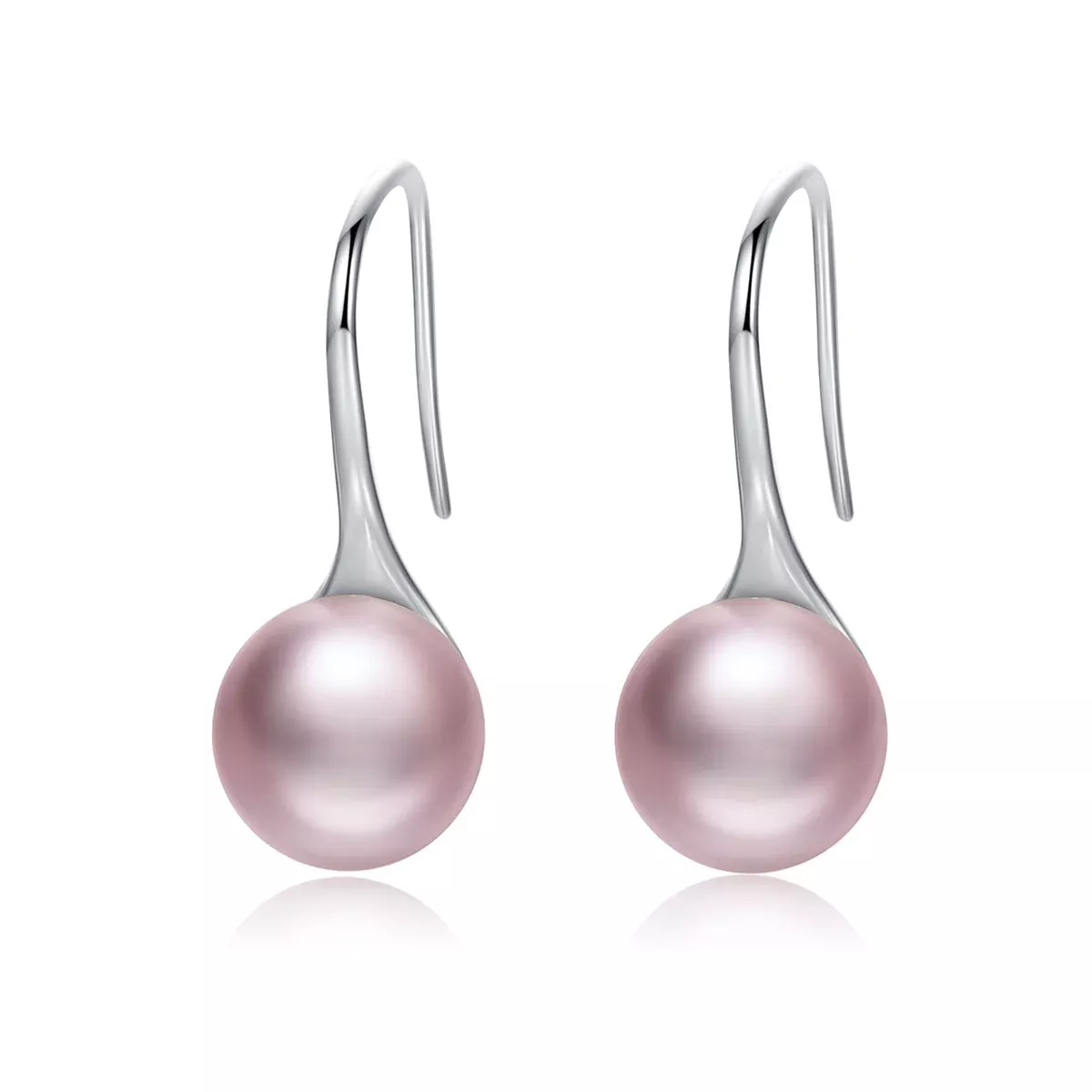 925 Sterling Silver Oxidized Pearl Earrings for Women