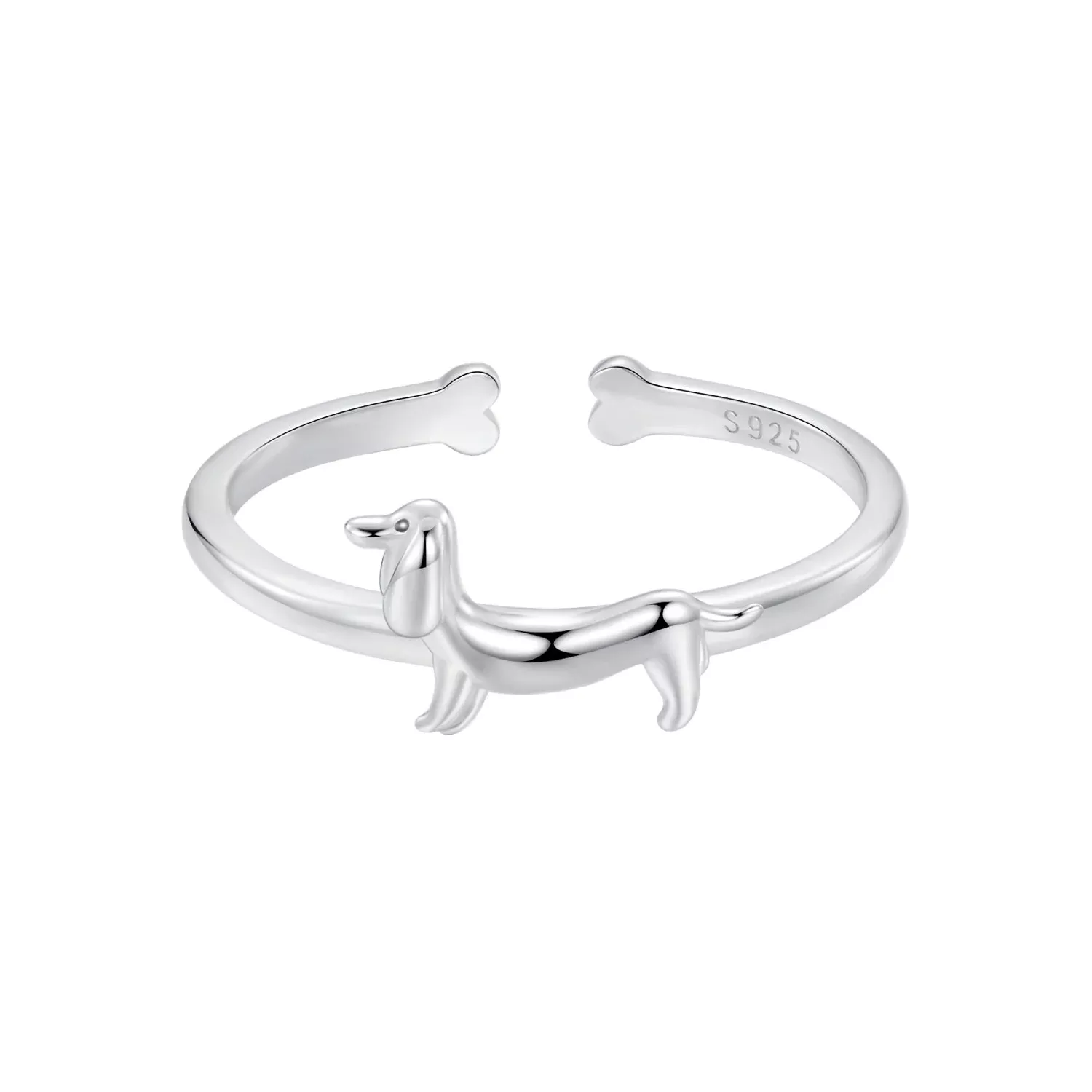 925 Sterling Silver Oxidized Silver 1.6mm Ring for Women