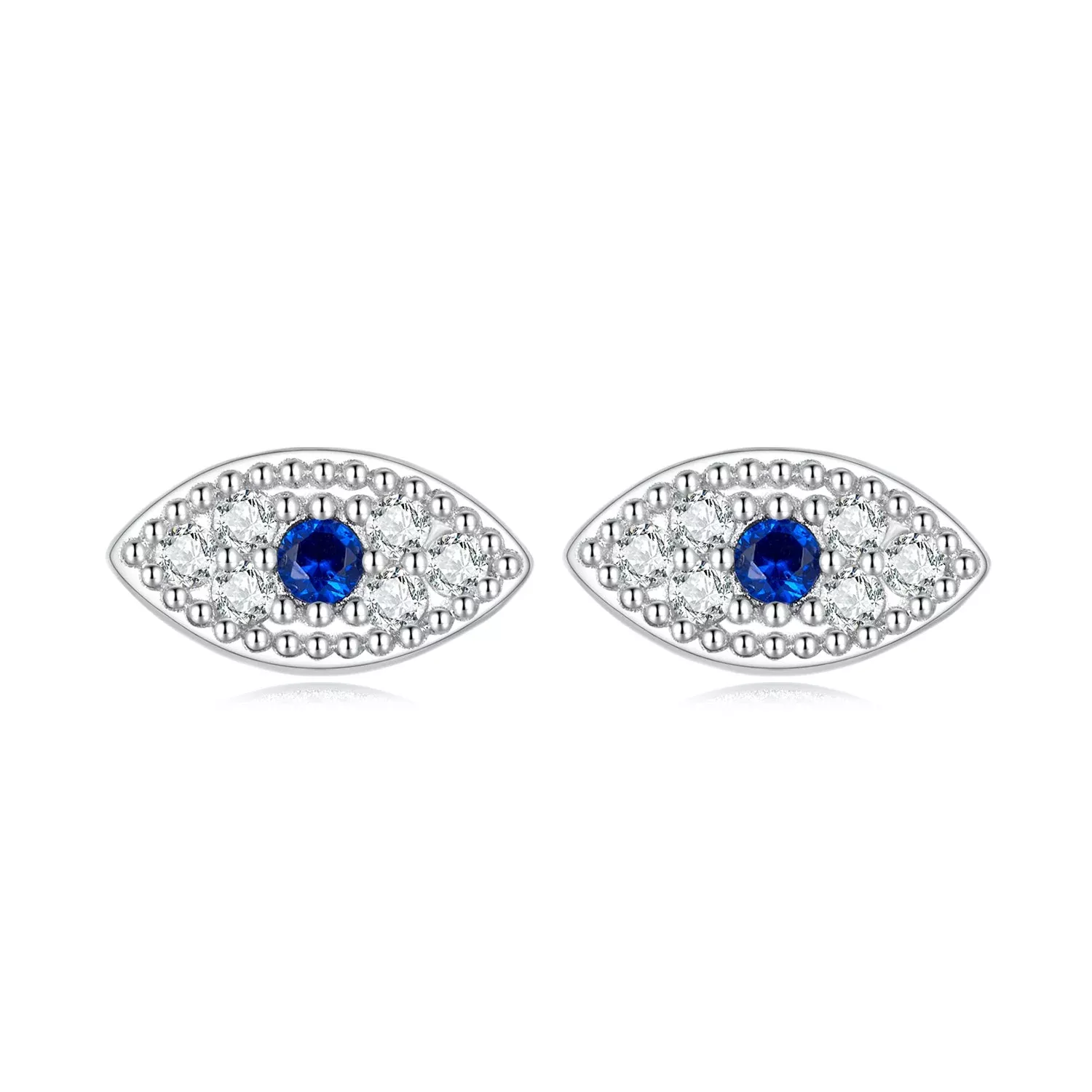 925 Sterling Silver Pavé Setting CZ Earrings