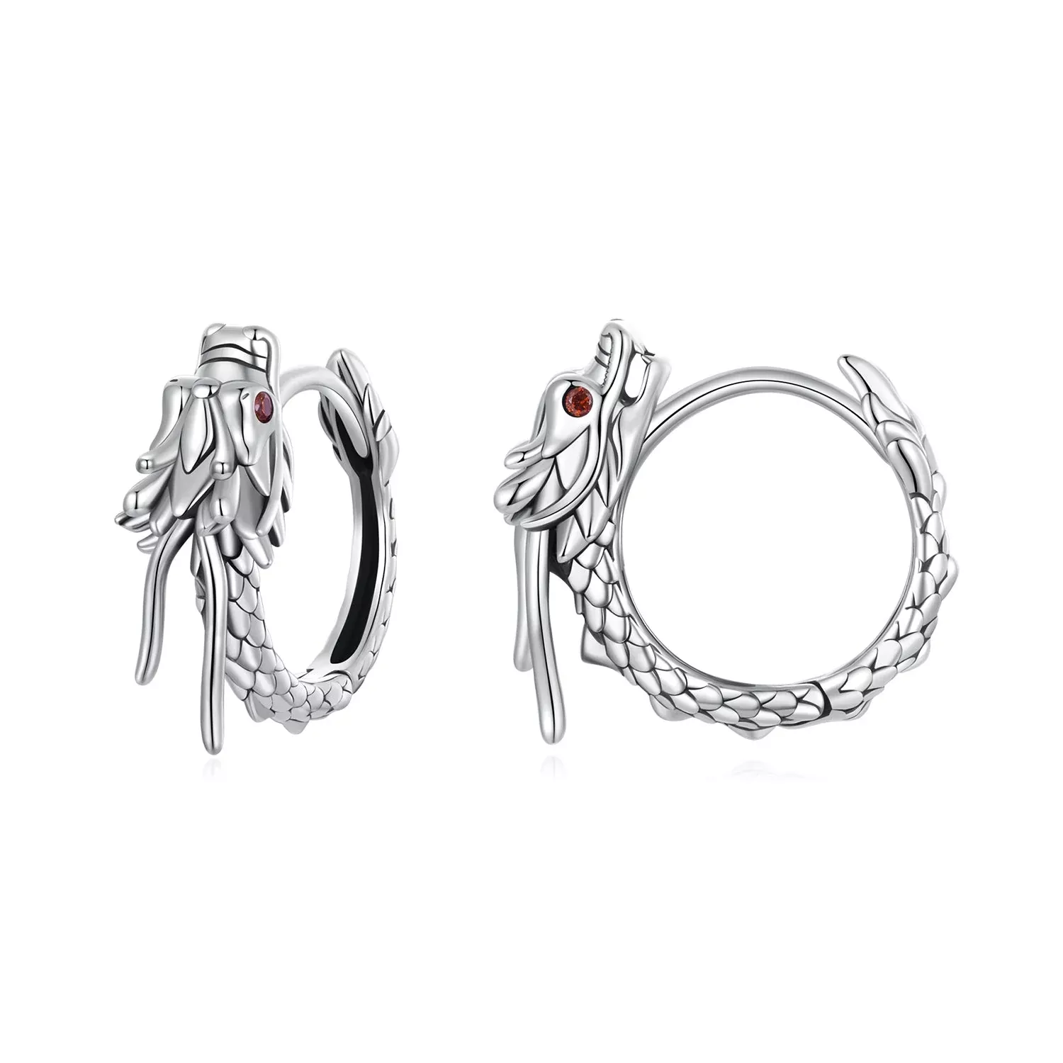 925 Sterling Silver Pave Setting CZ Oxidized Earrings for Women