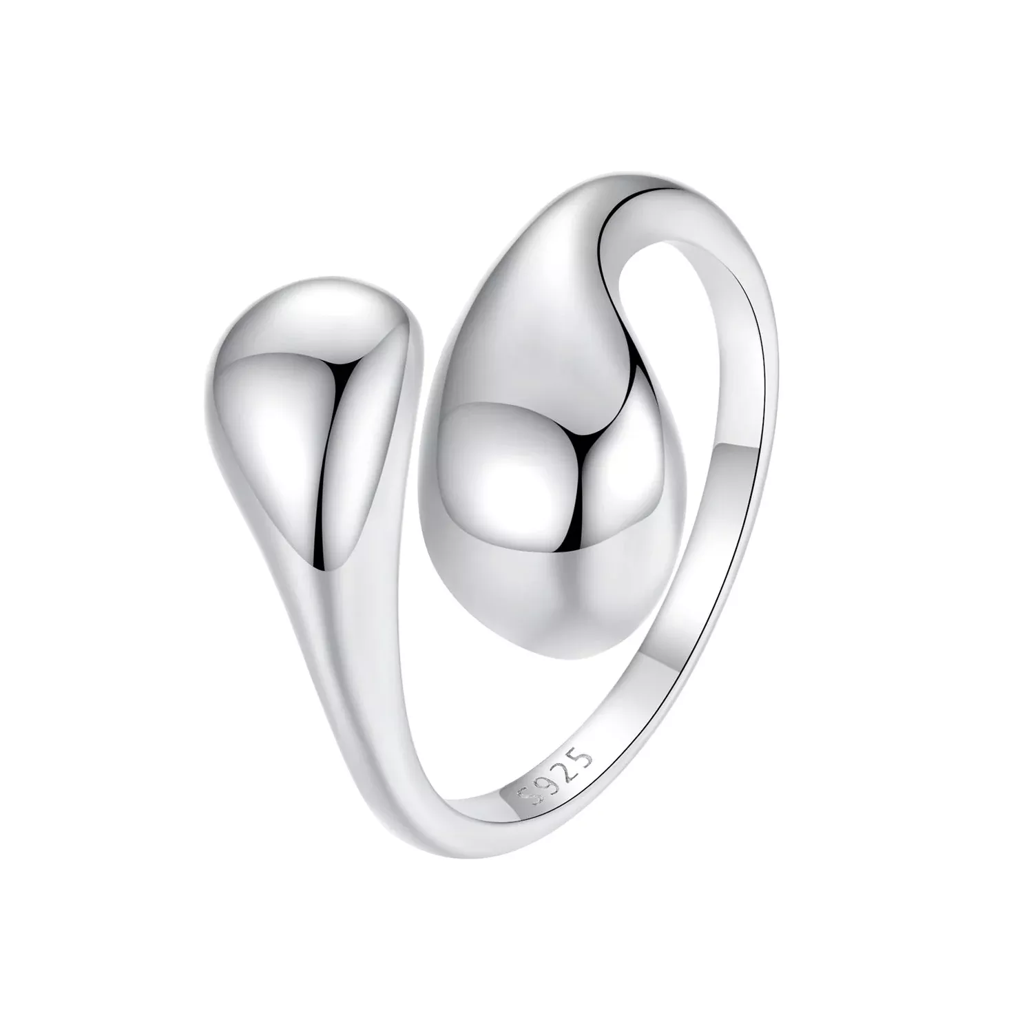 925 Sterling Silver Plated Gold Ring for Women