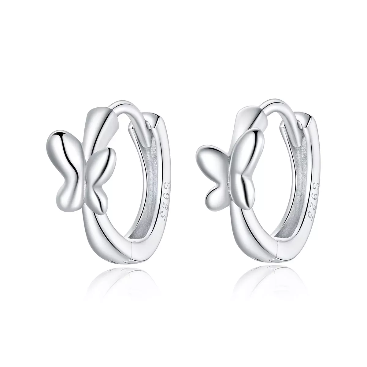 925 Sterling Silver Plated Platinum Earrings for Women