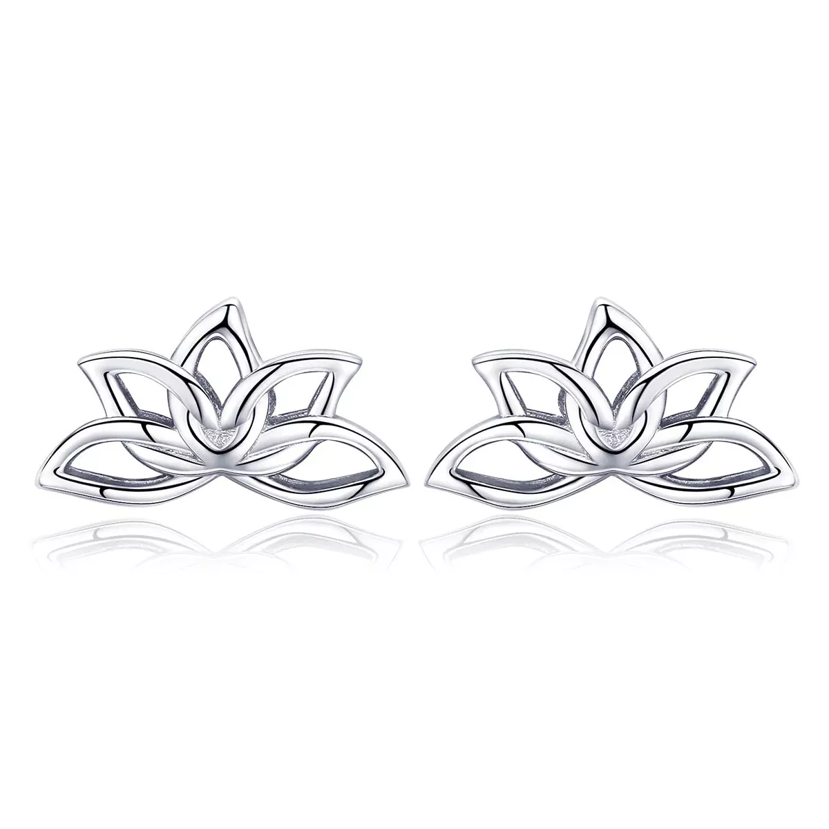 925 Sterling Silver Plated Platinum Earrings