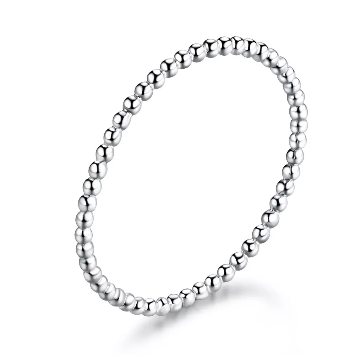 925 Sterling Silver Plated Platinum Ring Size 6 for Women