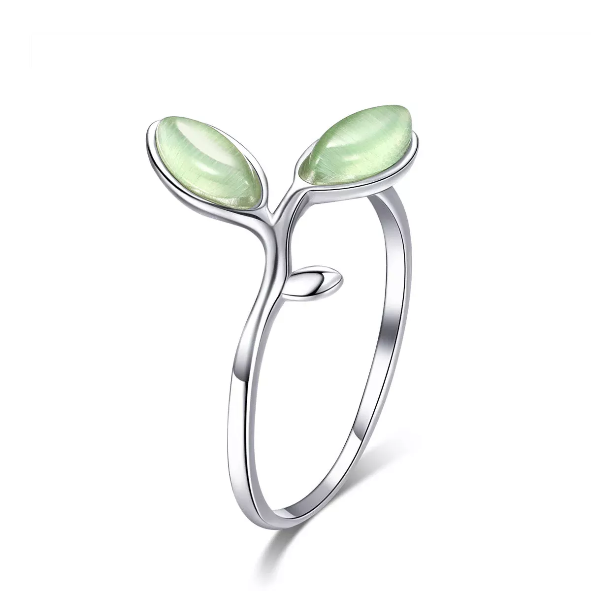 925 Sterling Silver Ring for Women - 0.1cm Width, 1.3cm Height