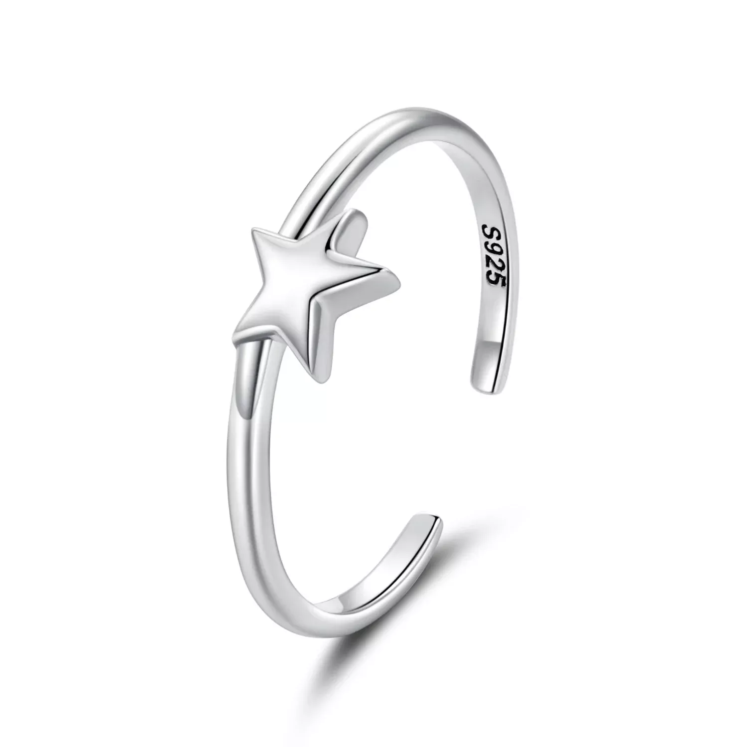 925 Sterling Silver Star Ring for Women