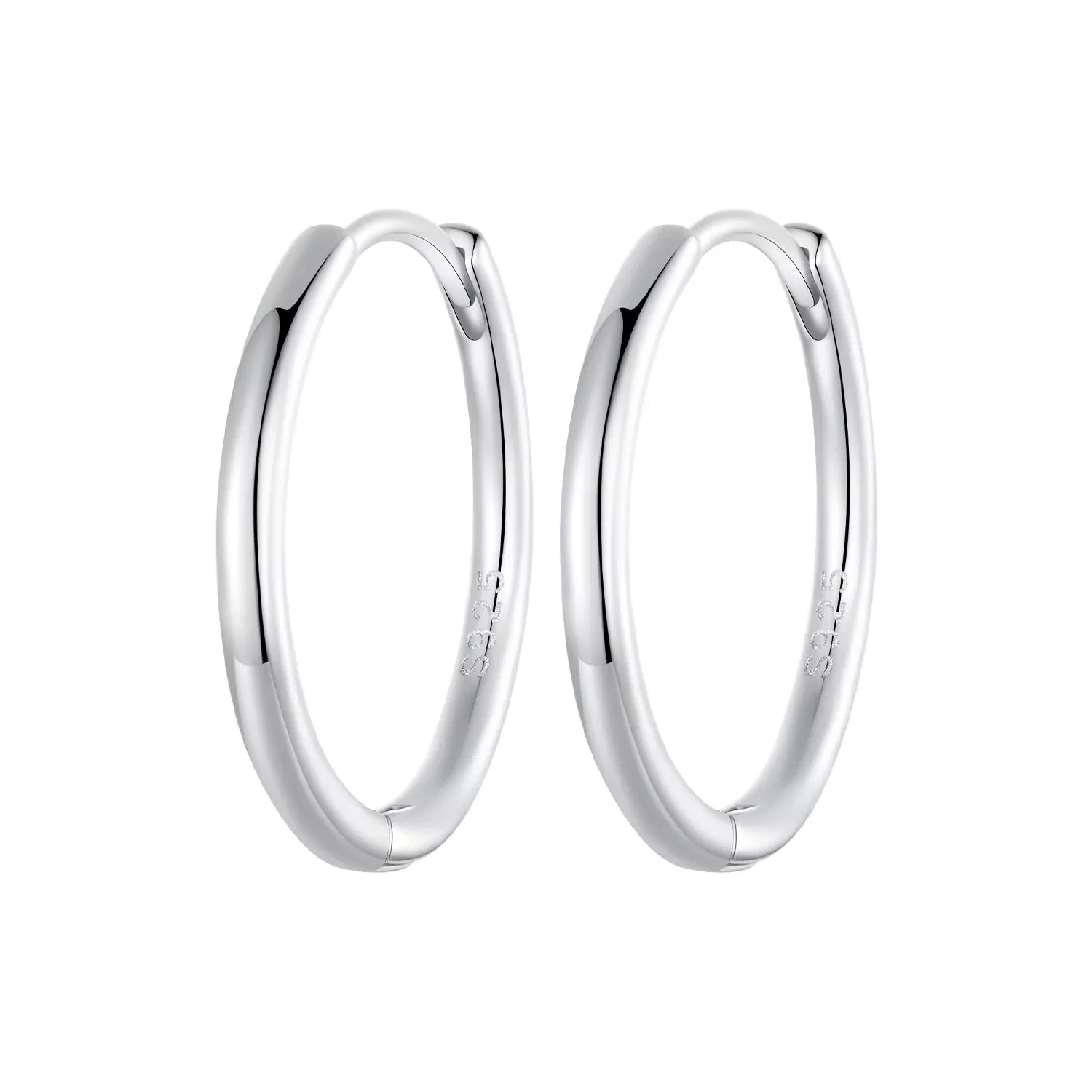 925 Sterling Silver White Gold Plated Earrings for Women