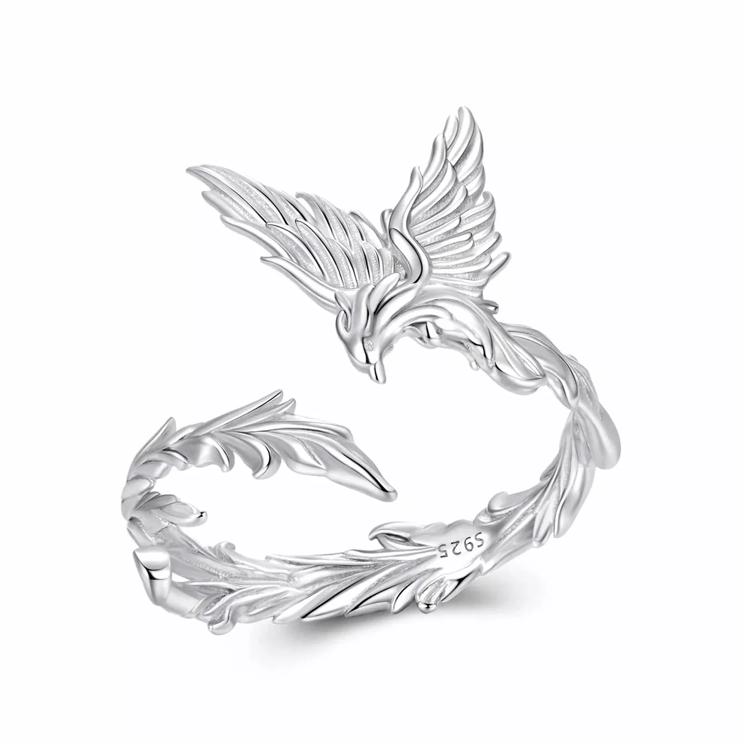 925 Sterling Silver White Gold Plated Rings
