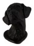 #ah-44-736 Black And Chocolate Labrador Knob For Cabinets And Drawers