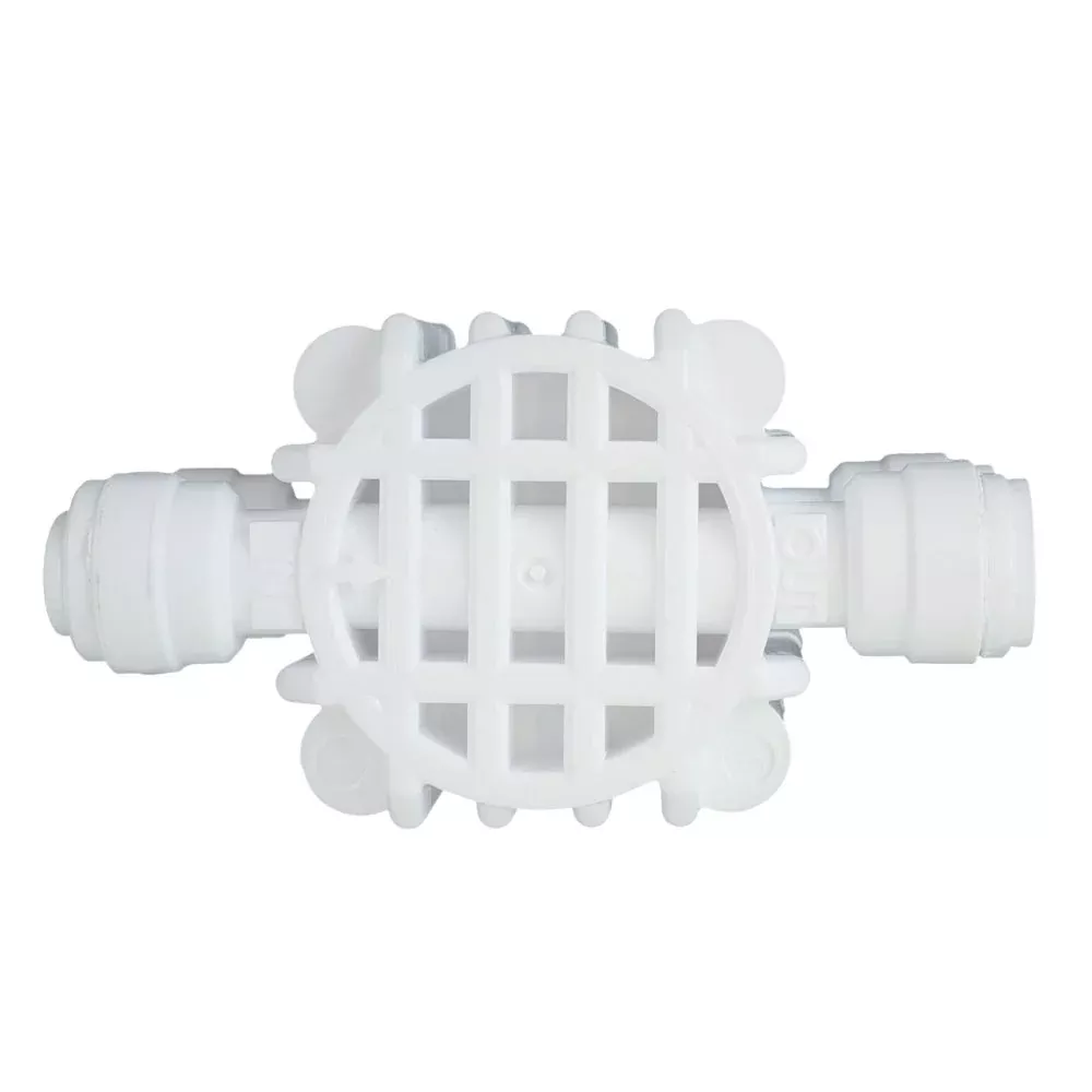 Automatic Shut Off Valve 4 Way 1/4 QC White