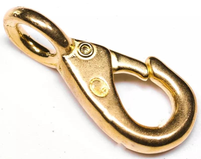Baron 249B-3/8 Quick Snap, 50 lb Working Load, Bronze, Polished