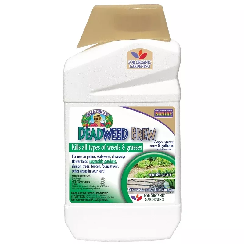 Bonide 2601 Concentrated Deadweed Brew, Liquid, Clear/Yellow, 1 qt