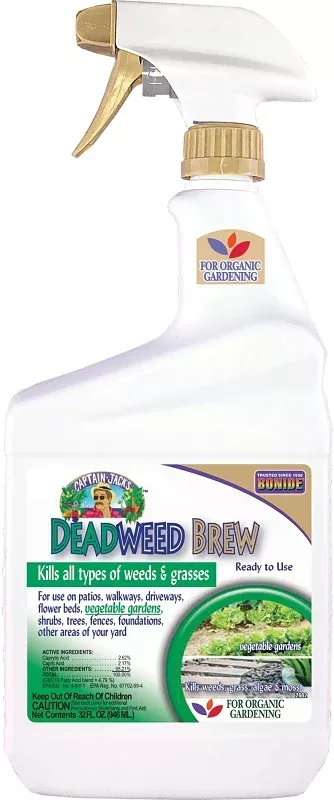 Bonide 2602 Ready-to-Use Deadweed Brew, Liquid, Clear/Yellow, 32 oz