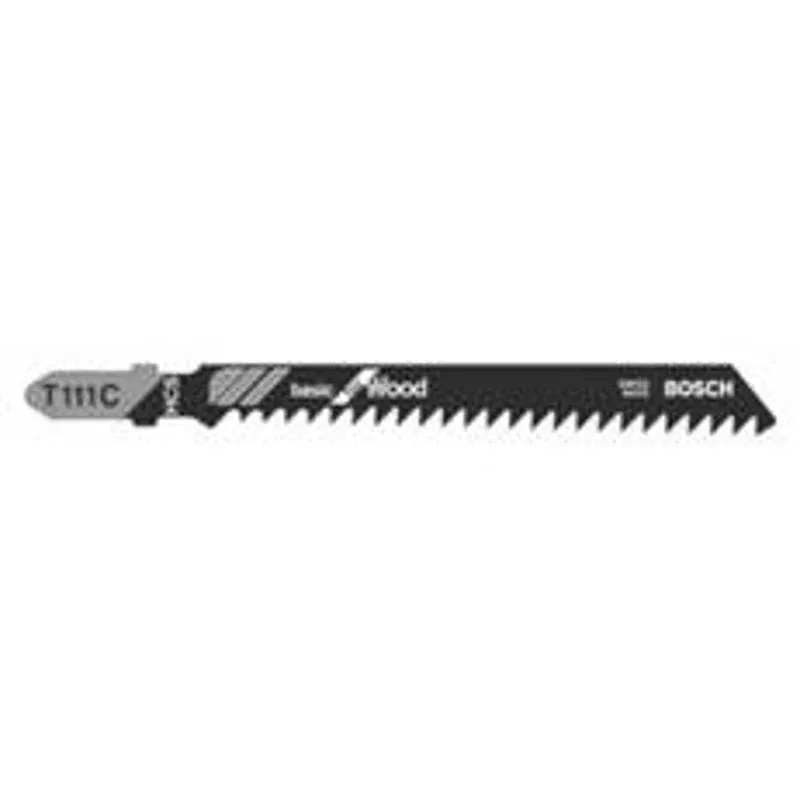 Bosch T111C Jig Saw Blade, 4 in L, 8 TPI