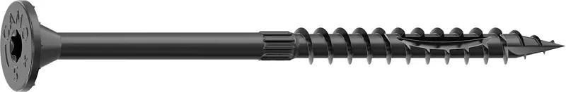 Camo 0366224 Structural Screw, 5/16 in Thread, 5 in L, Flat Head, Star Drive, Sharp Point, PROTECH Ultra 4 Coated, 50