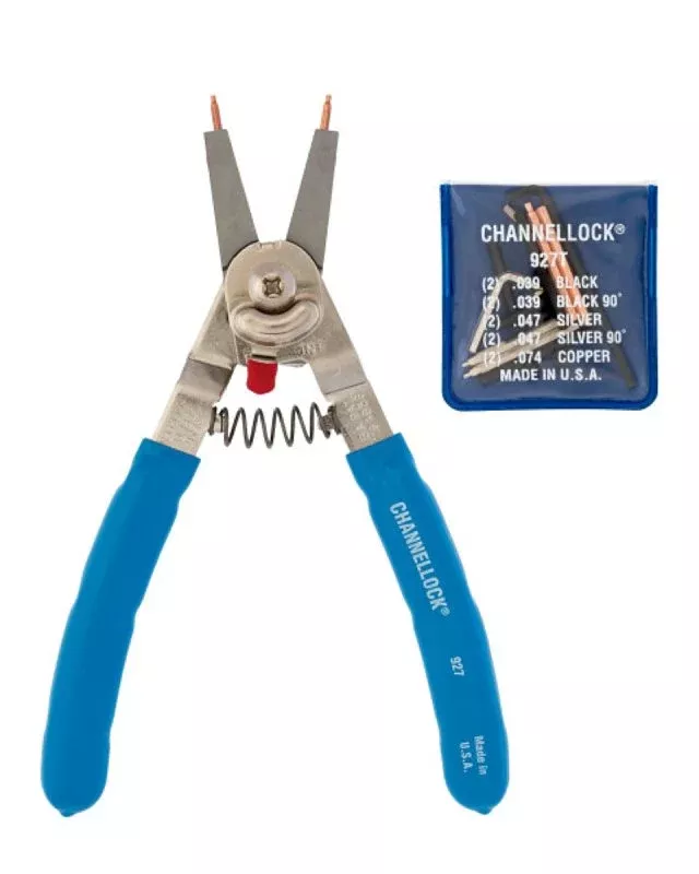 Channellock 927 Retaining Ring Pliers, 8 in OAL