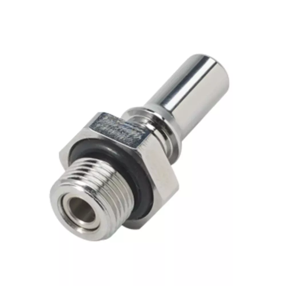 Colder LQ2D4702BLU 1/8" Everis G-Thread/BSPP Valved Liquid Cooling Connector Insert, Cool Blue