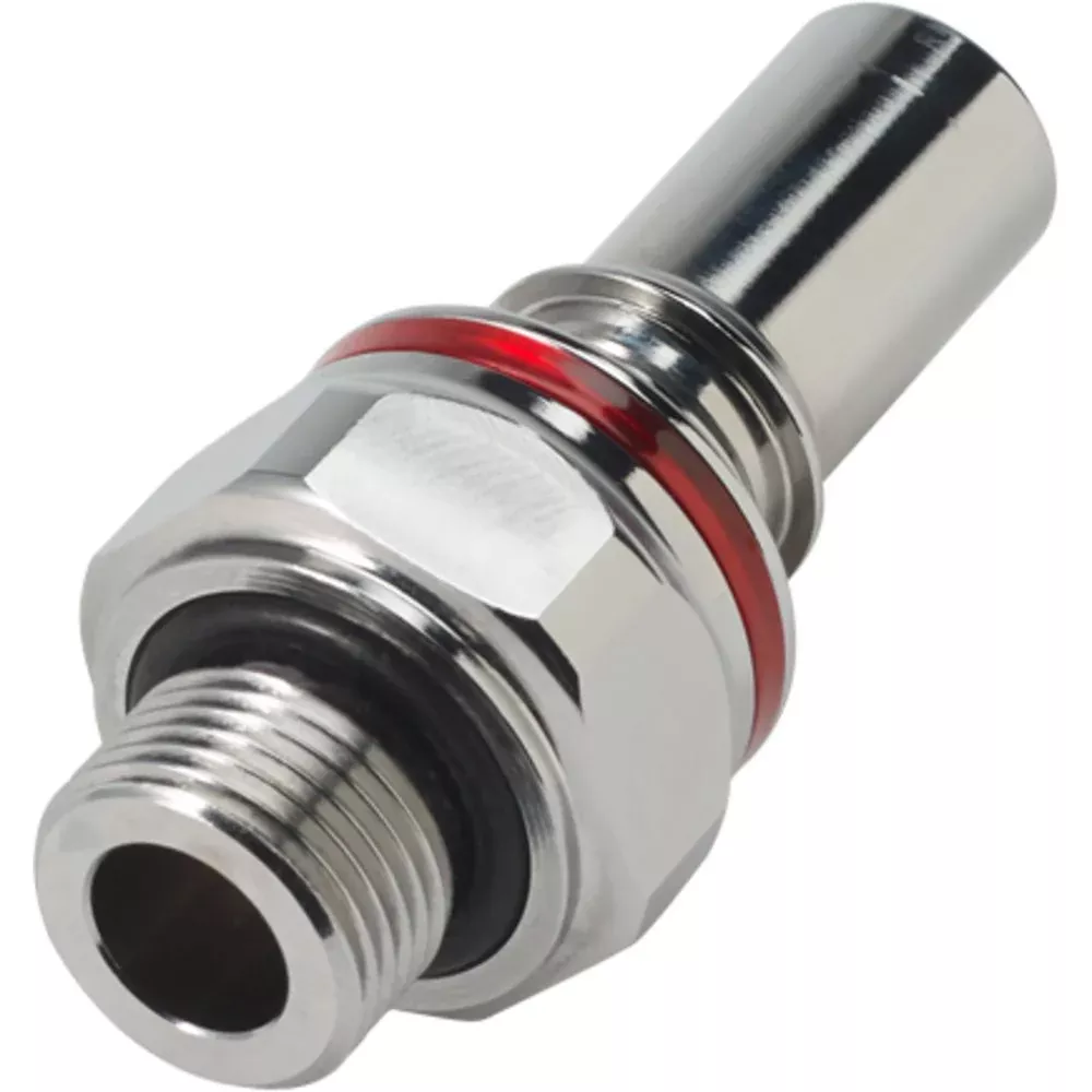 Colder LQ6D47006RED Everis 3/8" G-Thread/BSPP Valved Liquid Cooling Connector Insert, Warm Red