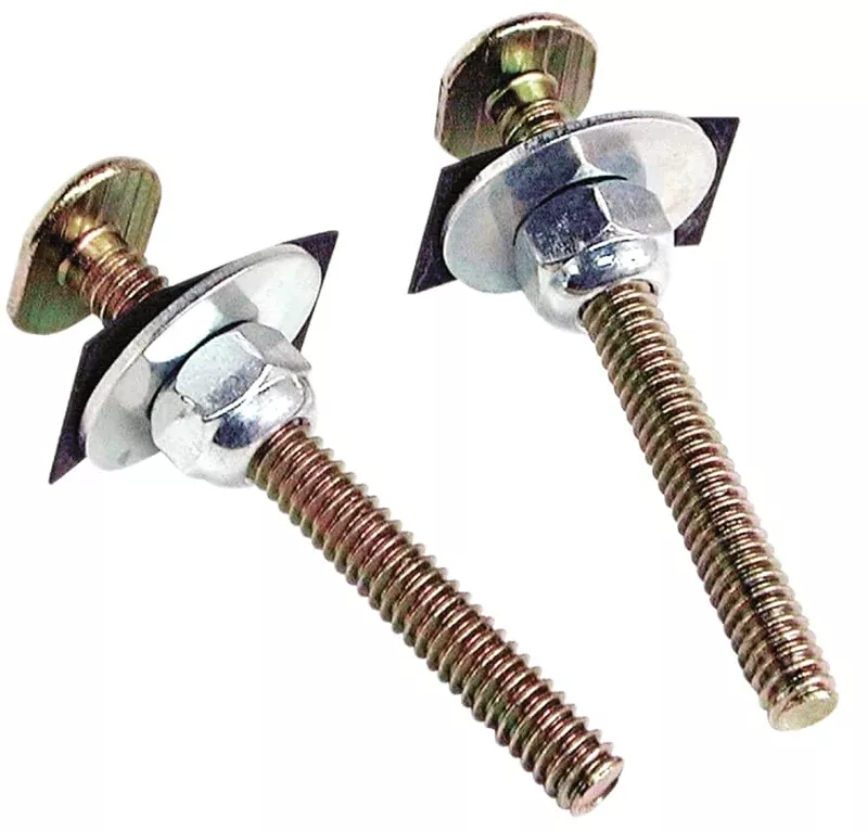 Danco 80156 Closet Bolt Set, Steel, Zinc-Plated