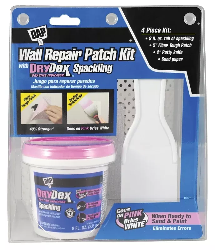 DAP 12345 Wall Repair Patch Kit, White