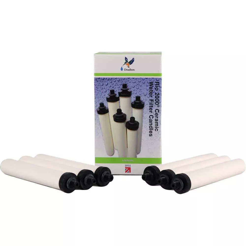 Doulton RIO 2000 Replacement Ceramic Filter Candles (6 pack)