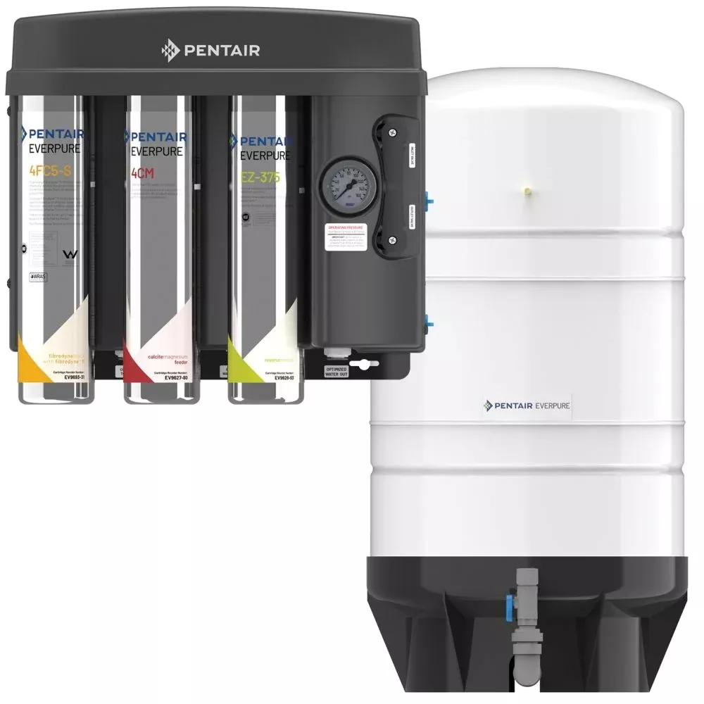 Everpure EV9975-53 EZ-RO System - 200 GPD w/10 Gal Hydropneumatic Tank
