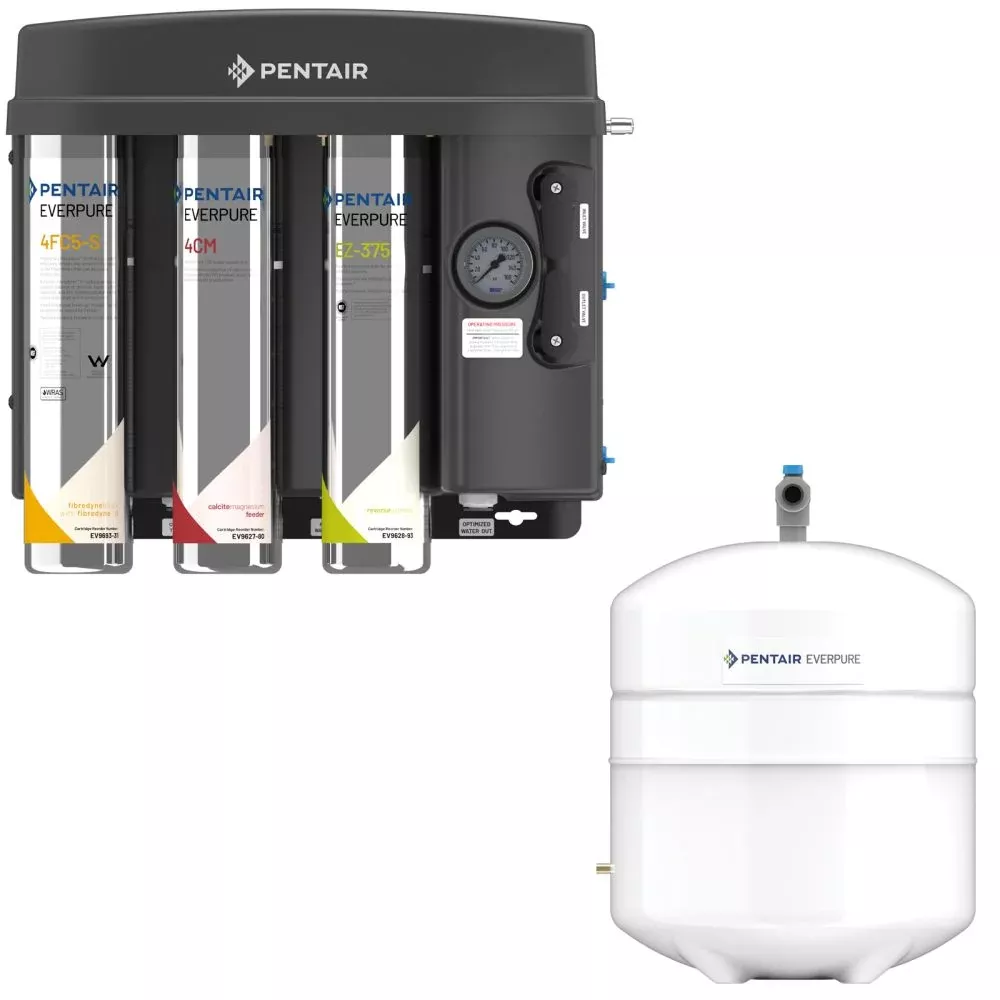 Everpure EV9975-63 EZ-RO System - 375 GPD w/2 Gal Hydropneumatic Tank