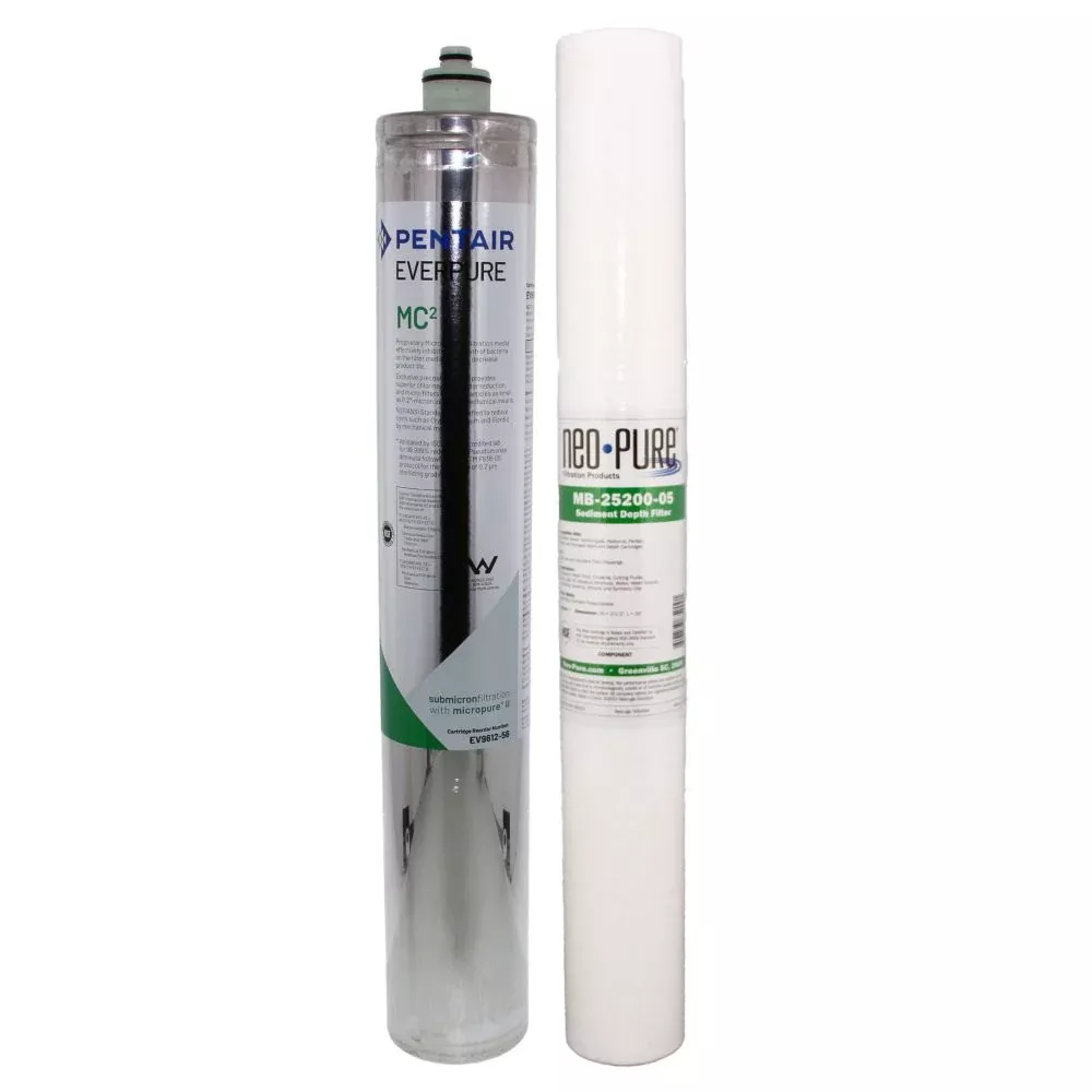 Everpure MC2 + Neo-Pure 20" EC210 Sediment Filters