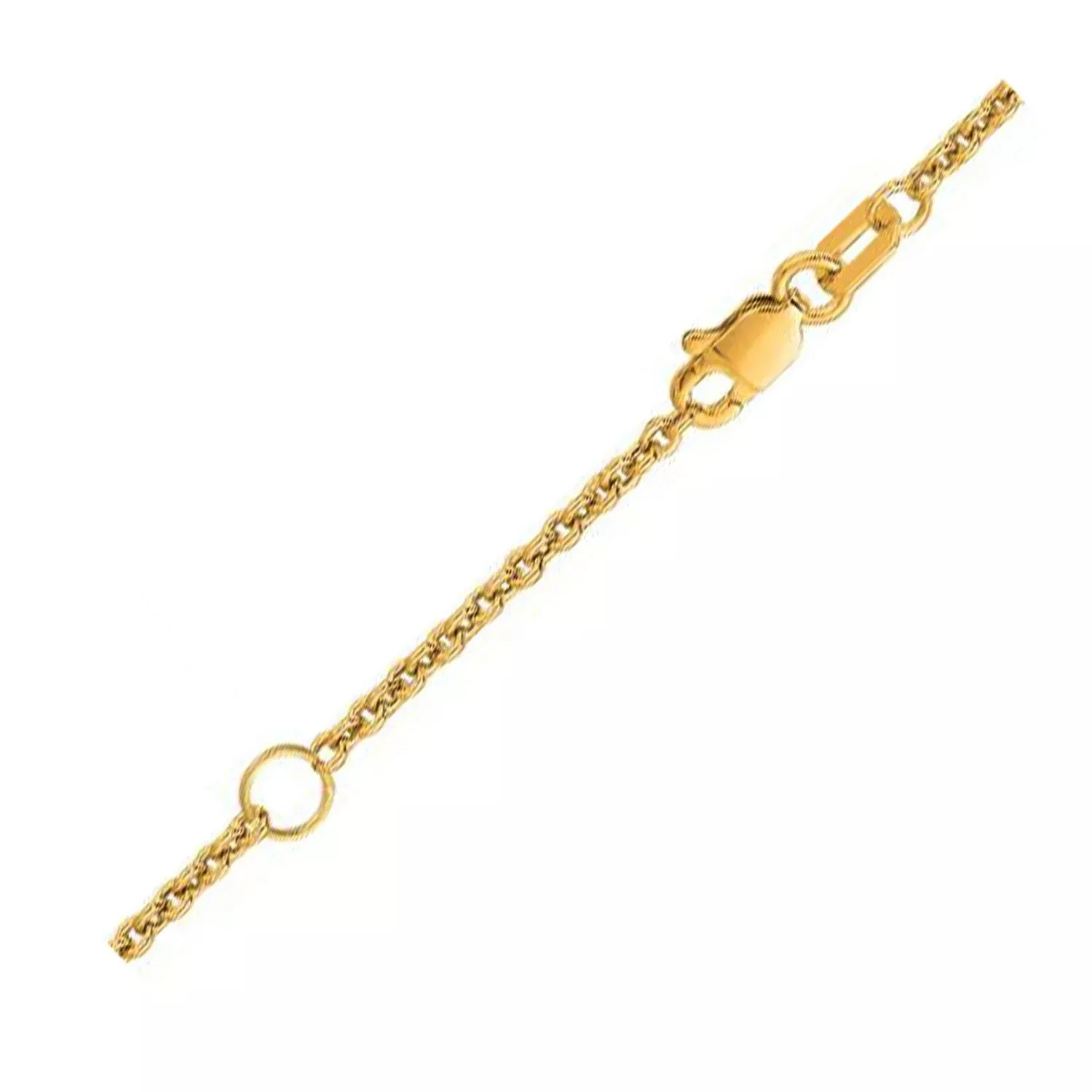 Extendable Cable Chain in 18k Yellow Gold (1.80 mm)