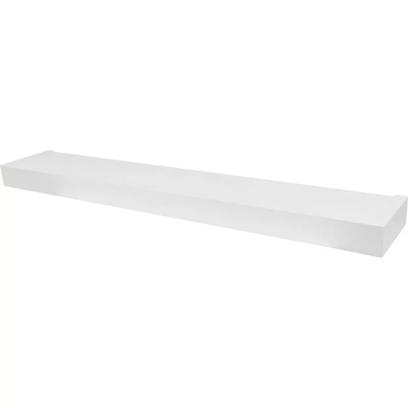 Floating Shelf, Modern Design, White, 36-in.