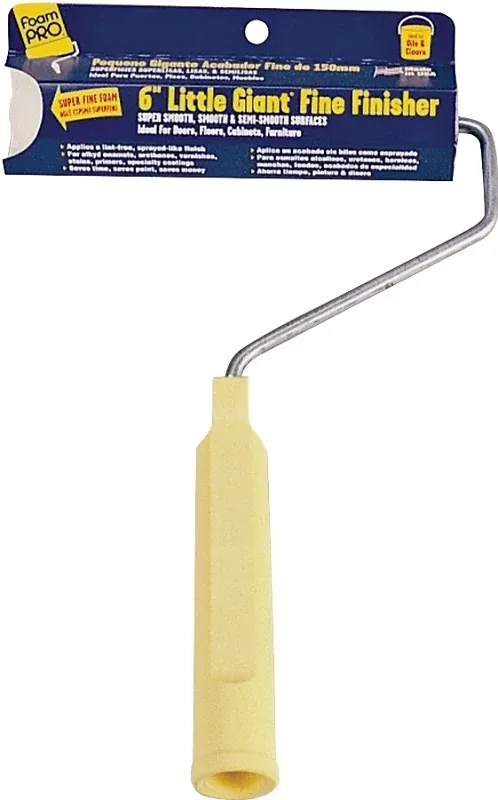 Foampro 175 Mini Roller, 12 in L Handle, Foam Cover, 6 in L Roller, Pack of 6
