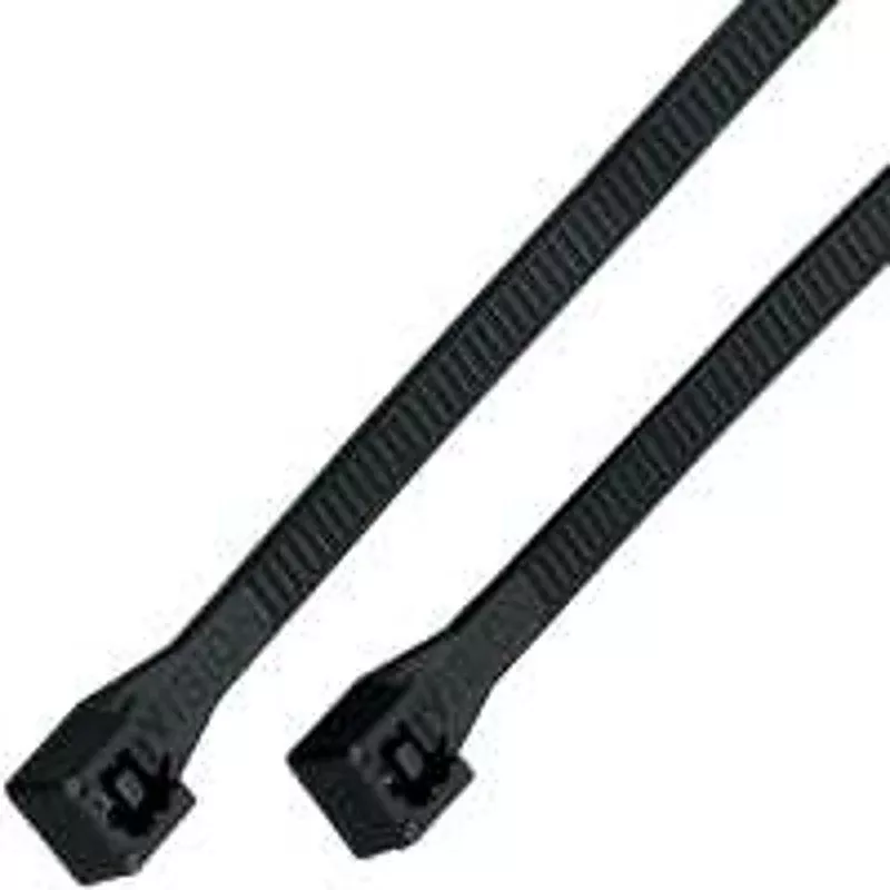 Gardner Bender 10097UVL Cable Tie Assortment, 2 in Max Bundle Dia, Nylon, UV Black
