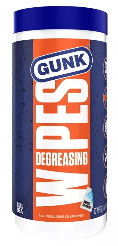 Gunk EDW30 Engine Degreasing Wipes, 12 in L, 8 in W